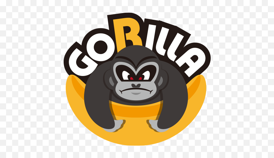 Gorilla Logo Design - Cartoon Png,Gorilla Logo
