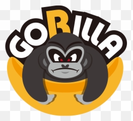 Gorilla Logo Design - Cartoon Png,Gorilla Logo