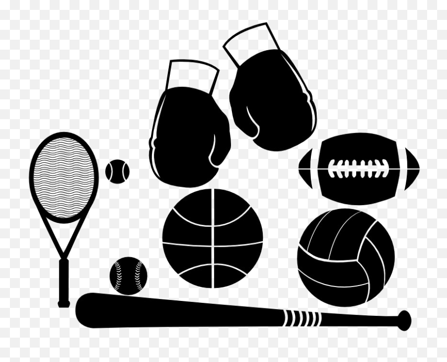 Sports Png Transparent Images - Sports Logo Png Black And White,Sports Png