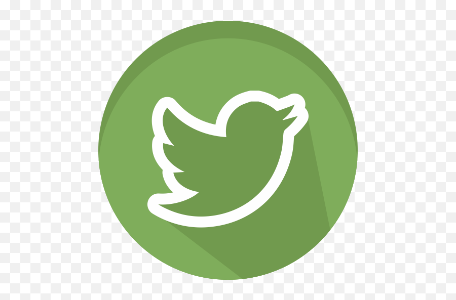 Media Network Social Twitter Icon - Green Social Media Icons Png,Twitter Logos
