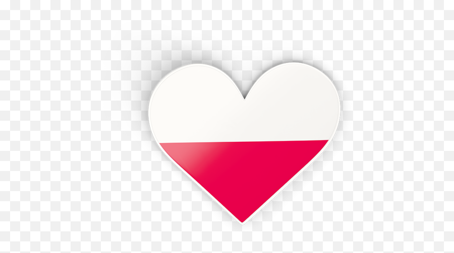 Flag Icon Of Poland - Heart,Poland Flag Png