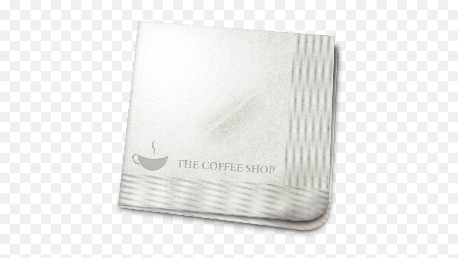 Napkin Icon - Napkin Coffee Shop Png,Napkin Png