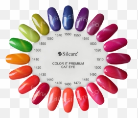 Acrylic Nail Colour Wheel - Nail Colour Wheel Png,Cat Eye Png
