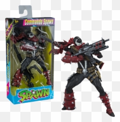Spawn - Commando Spawn 7 Inch Colour Tops Action Figure Commando Spawn Figure Png,Spawn Png