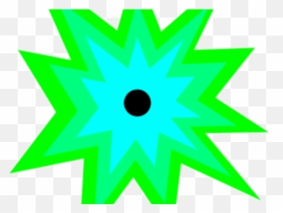Explosions Clipart Bombing - Blue Cartoon Art png