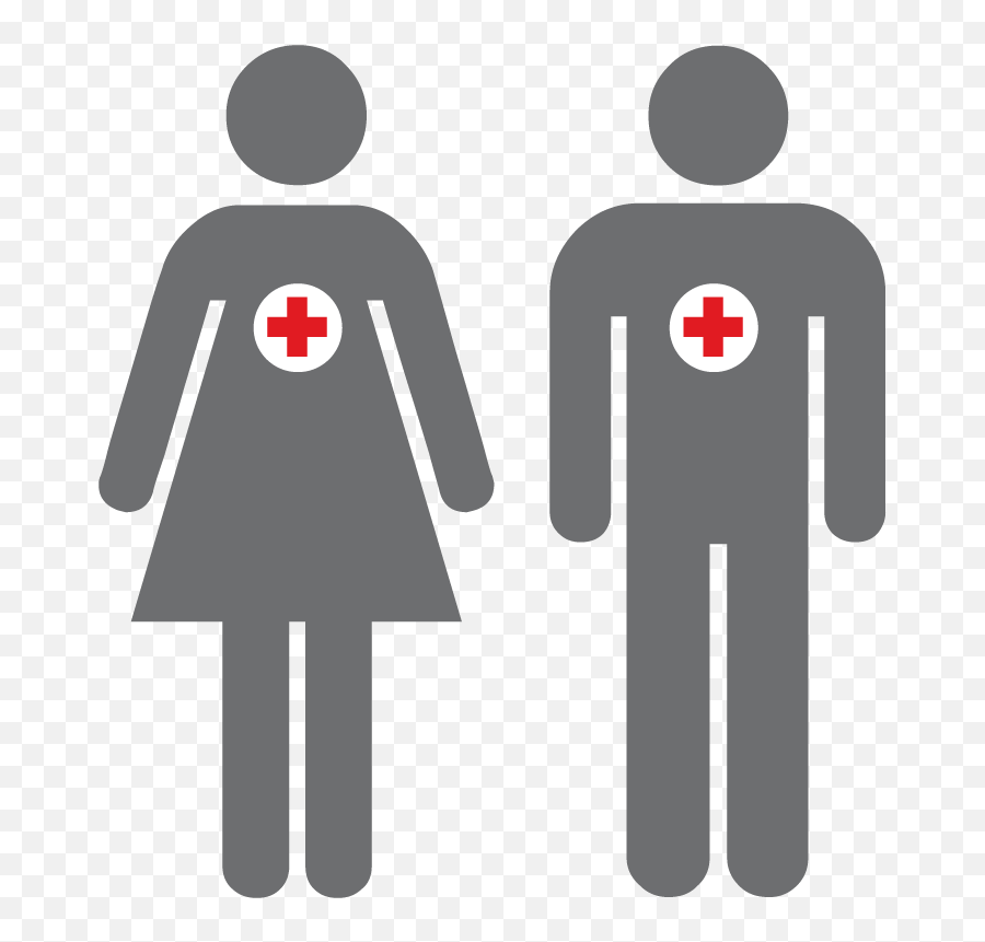Sound The Alarm American Red Cross - Silhouette Generic Person Clipart Png,Red Cross Logo Png