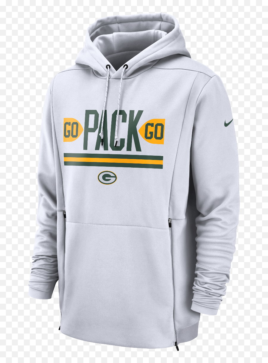 Green Bay Packers Go Pack Therma Hoodie - Big D Dallas Cowboys Nike Tee Png,Brewers Packers Badgers Logo