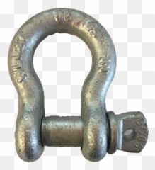 Download Screw Pin Anchor Shackle - Rust Png,Shackles Png