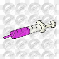 Syringe Picture For Classroom Therapy Use - Great Clip Art png