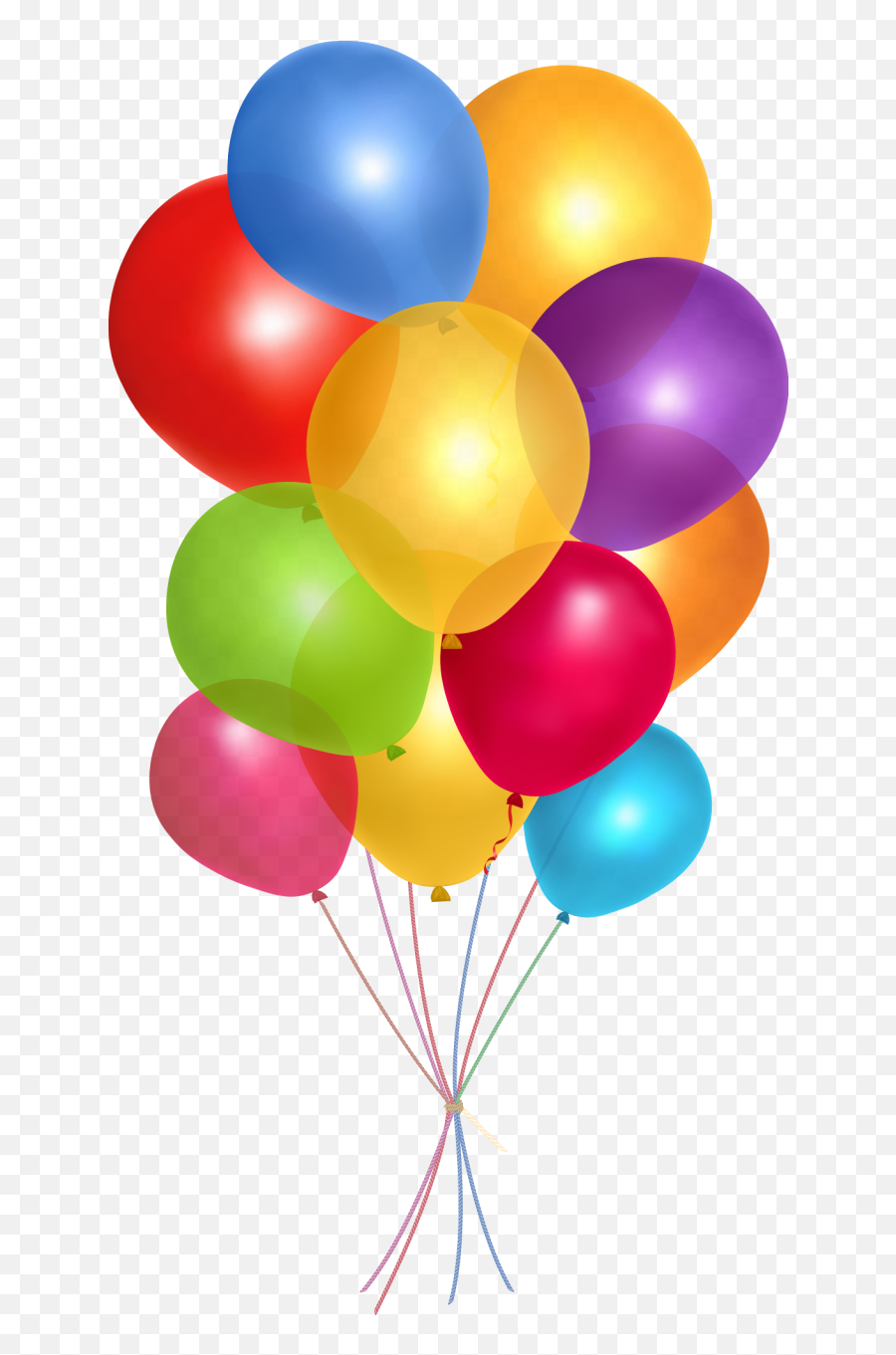 Clipart Balloon Clear Background - Transparent Background Birthday Balloons Png,Up Balloons Png