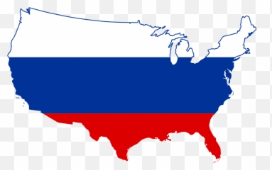 Flag - Russia Map And png