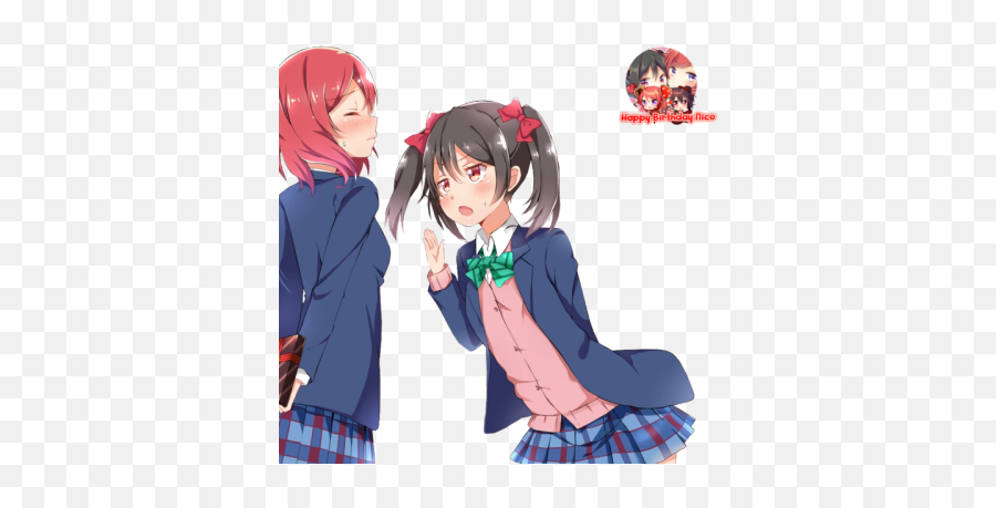 Maki X Nico Happy Birthday Tumblr - Maki Nishikino X Nico Yazawa Png,Nico Yazawa Png