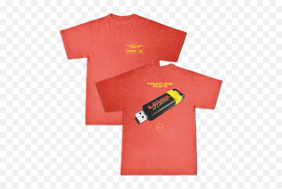Red Label T - Shirt Twenty One Pilots Level Of Concern Twenty One Pilots Shirts Png,Twenty One Pilots Png