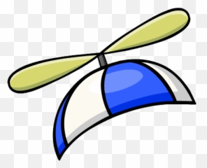 Propeller Hat Clipart Png Image - Club Penguin Blue Propeller Hat,Propeller Hat Png