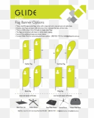 Flag Banner Options U2014 Glide Print - Diagram png