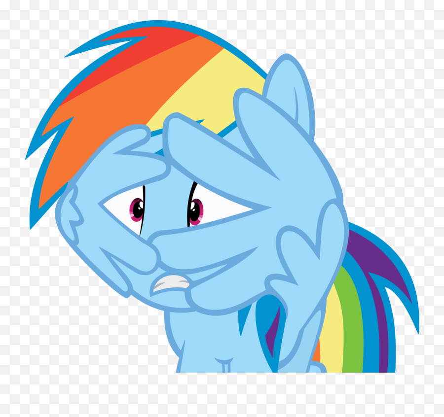 Download Rainbow Dash Wings Her Eyes - My Little Pony Rainbow Dash Wings Png,Scared Eyes Png