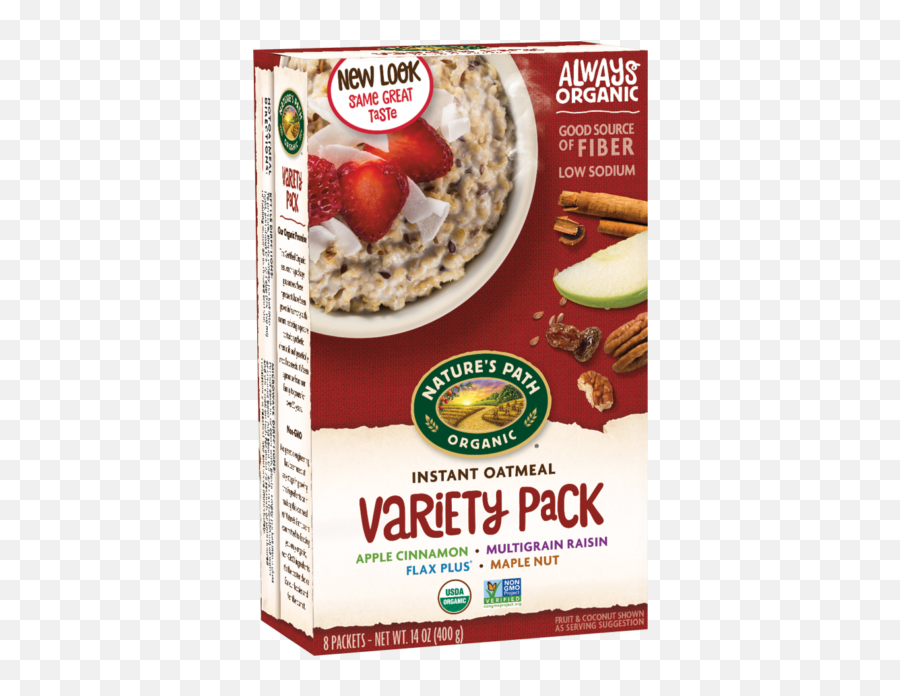Natures Path Organic Oatmeal Pocono - Path Instant Oatmeal Variety Pack Png,Oatmeal Png