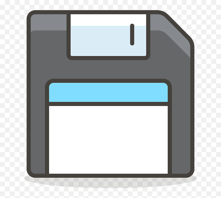 Floppy Disk Emoji Clipart - Disquete Icon Png,Floppy Disk Png
