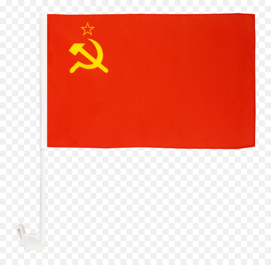 Ussr Soviet Union Car Flag - Soviet Union Flag Png,Soviet Union Png