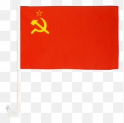 Ussr Soviet Union Car Flag - png