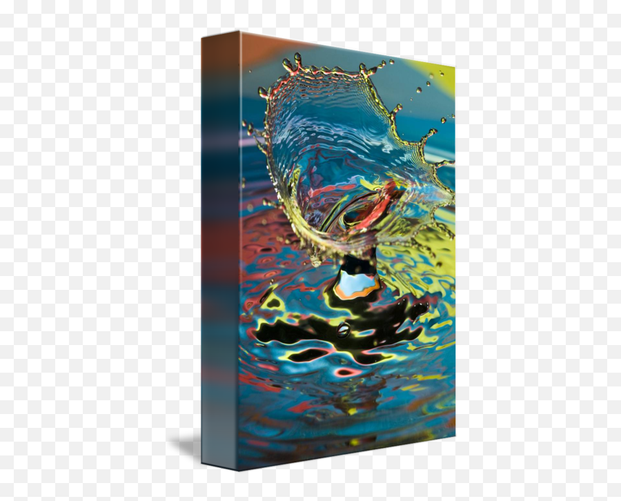 Water Splash Exploding By Anthony L Sacco - Art Paint Png,Water Splashing Png