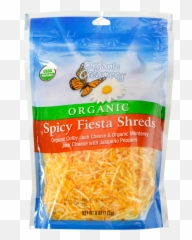 Saputo Specialty Cheese Organic Creamery Spicy - Coarsely Grated Cheddar Png,Shredded Cheese Png