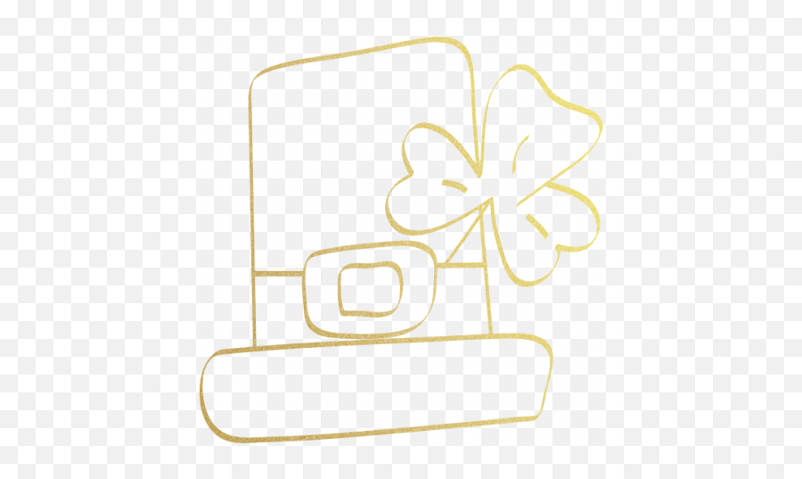 St Patricku0027s Day - Gold Doodle 12 Graphic By Elif Ahin Dot Png,Leprechaun Hat Transparent