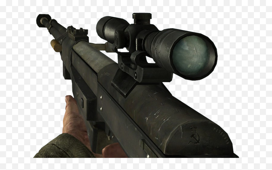 Guns Of Call Duty - Ptrs World At War Png,Mw2 Intervention Png