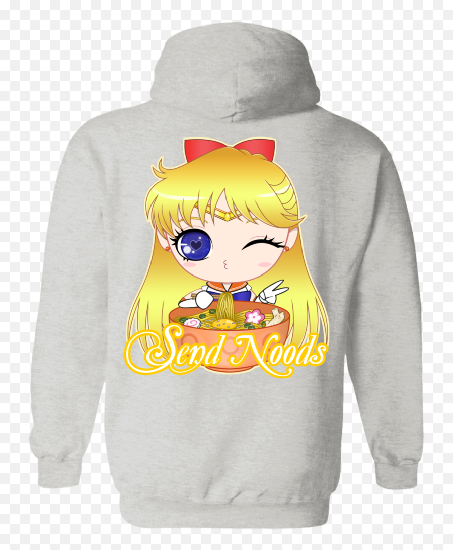 Sailor Venus Send Noods Hoodie - Christian Dior White Hoodie Png,Sailor Venus Png