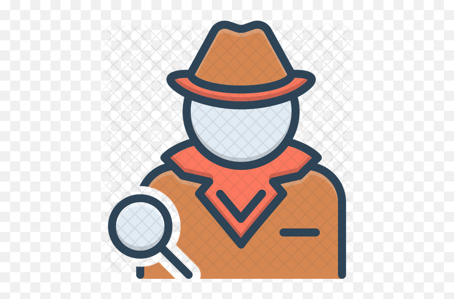 Detective Icon - Investigator Icon Png,Detective Hat Png
