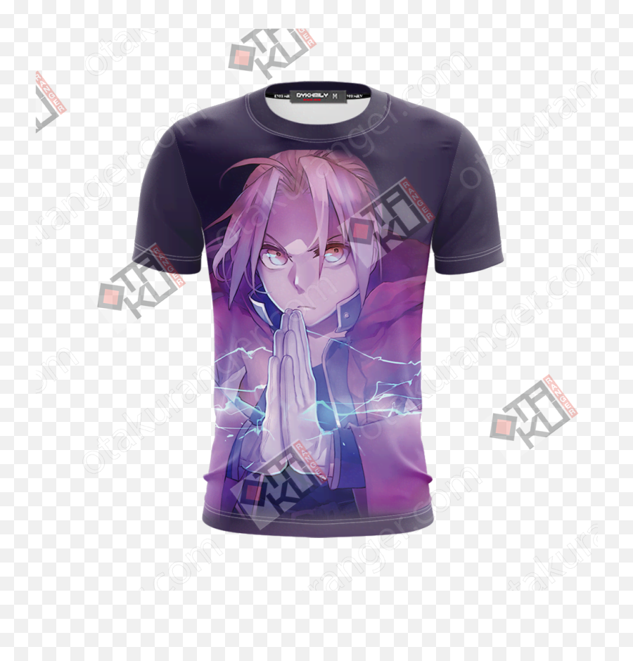 Fullmetal Alchemist Brotherhood - Edward Elric 3d Tshirt Dio Brando T Shirt Png,Edward Elric Png