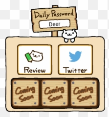 Neko Atsume Daily Password Clipart - Full Size Clipart Neko Atsume Daily Password Png,Transparent Neko Atsume