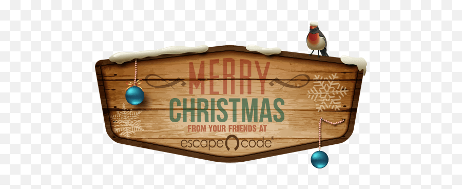 Merry Christmas From Escape Code Branson - Merry Christmas Escape Room Png,Merry Christmas Banner Png