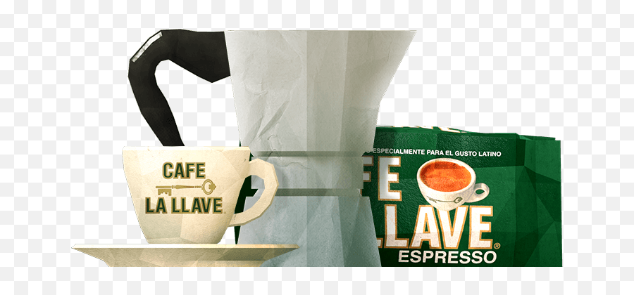 Ground Espresso Coffee Cafe La Llave - Cafe La Llave Cuba Png,Taza De Cafe Png