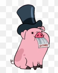 Download S1e16 Waddles Top Hat Transparent - Gravity Falls From png