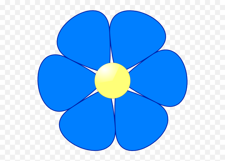 Free Blue Flower Transparent Background Download Clip - Flower Blue Clip Art Png,Blue Flowers Transparent