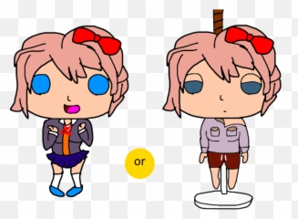 Pop Team Epic - Ddlc Funko Pop Png Download Original Size Ddlc Funko Pop,Pop Team Epic Transparent
