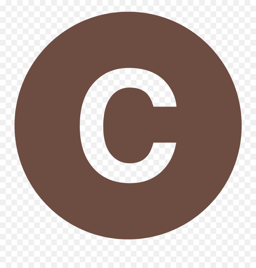 Eo Circle Brown Letter - Letter C In Green Circle Png,C# Icon