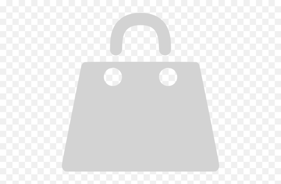 Light Gray Shopping Bag Icon - Shopping Bag Icon White Png,White Shopping Bag Icon