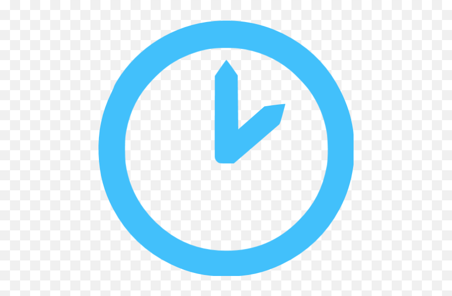 Caribbean Blue Time 8 Icon - Time Icon Blue Png,Icon For Time