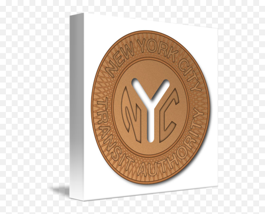 Nyc Subway Token - Nyc Token Logo Vector Png,Modern Wood Twitter Icon 24x24 Png