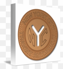 Nyc Subway Token - Nyc Token Logo Vector Png,Modern Wood Twitter Icon 24x24 Png