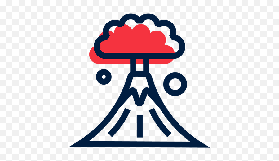 Volcanoes - Dot Png,Volcano Icon Png