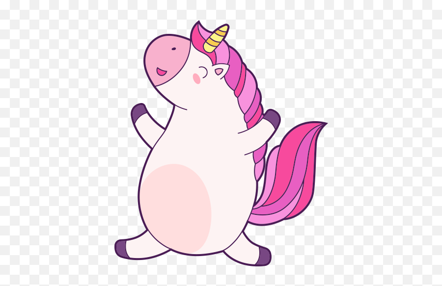 Cartoon Unicorns Stickers - Wastickerapps Apps En Google Play Cartoon Unicorn Funny Png,Hello Kitty Battery Icon