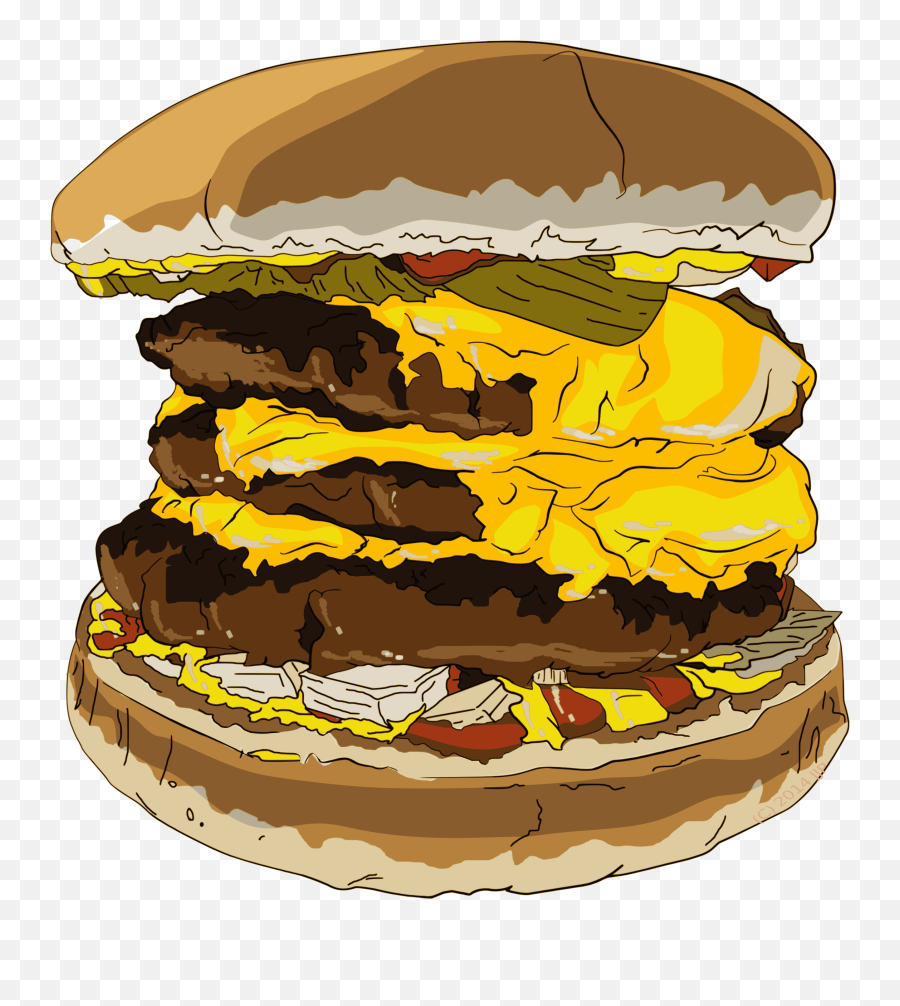 Hamburger Clipart Burger Sandwich - Clip Art Burger Transparent Fast Food Png,Burger Transparent