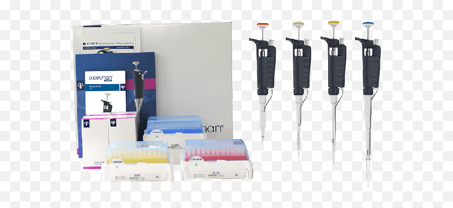 Pipetman Classic 4 - Pipette Kit Pipetman G Starter Kit Png,Pipette Png