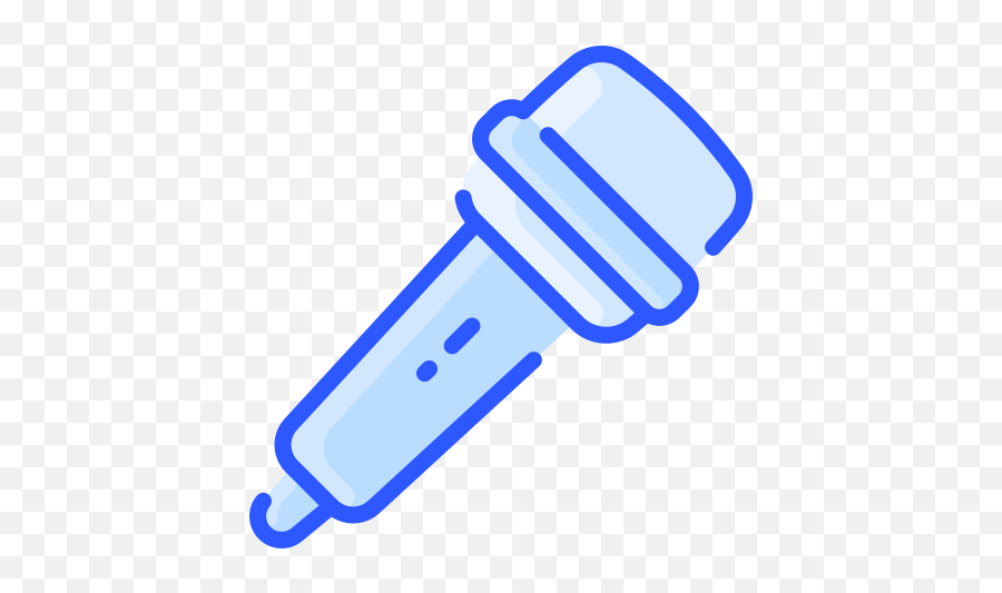 Microphone Icon In Vitaliy Gorbachev Blue Style - Cylinder Png,Google Microphone Icon