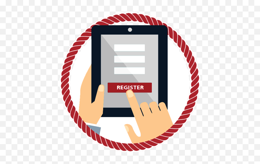 Registration Information Returning Students - Black Rope Circle Vector Png,Register Icon