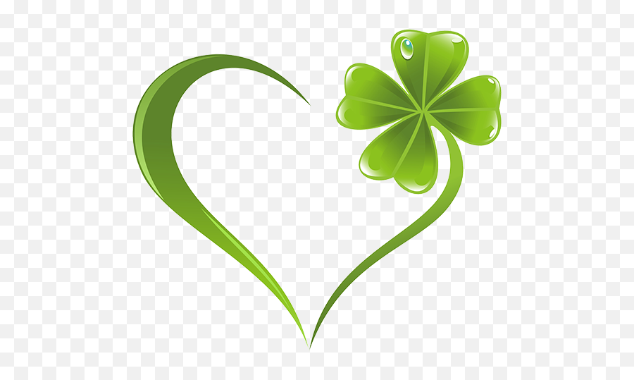 Download Heart Clover Shamrock Four - Leaf Tattoo Free Frame Paan Leaf Clip Art Png,4 Leaf Clover Icon