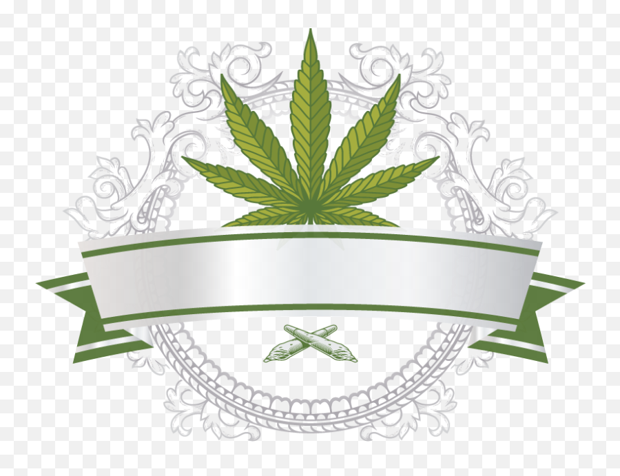 Design A Cbd Oil Brand With Our Free Medical Weed Logo Templates - Black Transparent Weed Leaf Png,Marijuana Leaf Icon